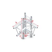 MILOS Milos Pro-30 Triangle F Truss - Corner up/down, left - 71 cm - thumbnail