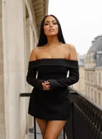 Unique The Label Emily Jurk Dames Zwart - Maat S - Kleur: Zwart | Soccerfanshop - thumbnail