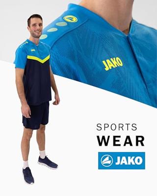 JAKO 6324 Polo Iconic - Marine Jako-Blauw/Fluogeel - XL