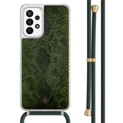 Samsung Galaxy A23 hoesje met koord - Snake mix
