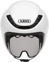 Abus helm gamechanger tt 1.1 shiny white l 57-61cm - thumbnail