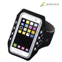 Hama Sport-armband Running Voor Smartphones Maat XL Met Led Zwart - thumbnail