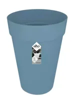 Elho pot loft urban rond hoog D28cm - vintage blauw - thumbnail