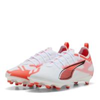 PUMA Ultra 5 Pro Gras / Kunstgras Voetbalschoenen (MG) Kids Wit Zwart Rood - thumbnail