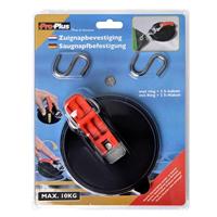 ProPlus zuignapbevestiging met ring en 2 s-haken - thumbnail