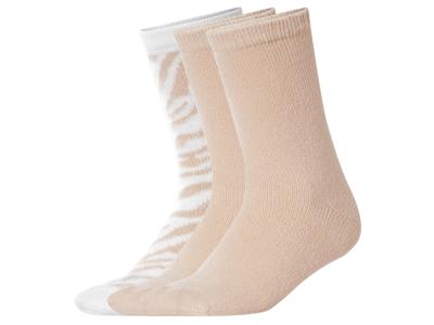 esmara 3 Paar dames huissokken (Beige, 39-42)