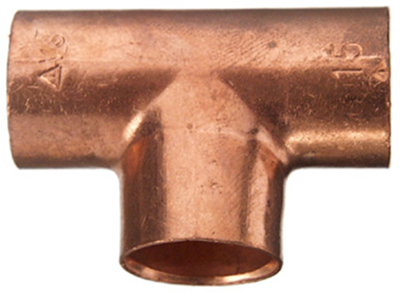 Cornat cu-soldeer t-stuk 15mm (10st) - t563015