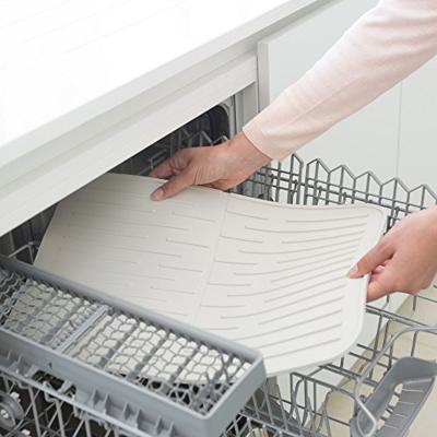 Brabantia sinkside siliconen afdruipmat light grey - thumbnail