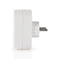Nedis Stopcontact splitter 2-weg 250 V wit - thumbnail