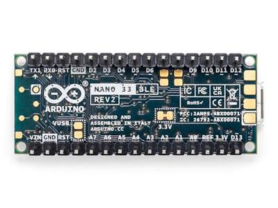 Arduino ABX00072 Board Nano 33 BLE Rev2 with headers Nano ARM® Cortex®-M4 Arduino ABX00072 Board Nano 33 BLE Rev2 with headers Nano ARM® Cortex®-M4