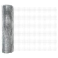 Gelaste draadhek Zilver 0.4 x 10 m Staal - thumbnail