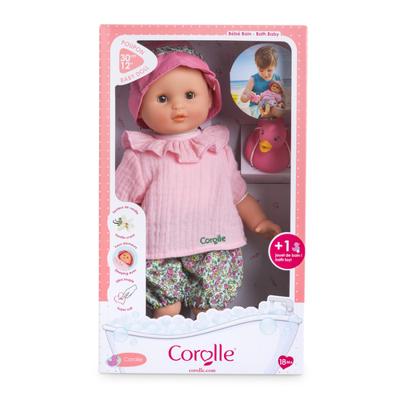 Corolle badpop coralie met badeend - bloomer, 30cm