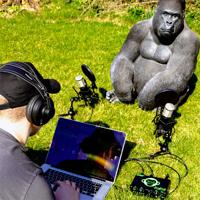 Monkey Banana Bonobo Microfoon Set Zwart - thumbnail