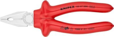 Knipex Kombitang verchroomd dompelisolatie, VDE-getest 200 mm - 0307200 - thumbnail