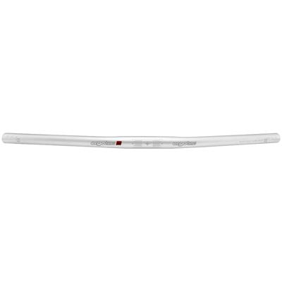 Ergotec Stuur flat bar 25,4x600 mm - zilver