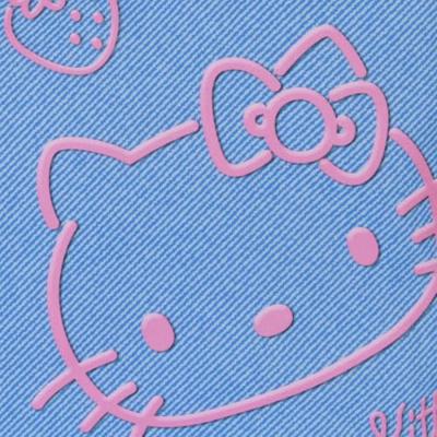 Sanrio Soleil Beach Bag Hello Kitty Denim Blue