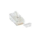 ACT TD1118 RJ45 CAT5E Modulaire Connector | Ronde Kabel | Massieve of Soepele aders | 8 stuks