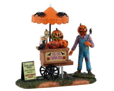 Lemax pumpkin patch vendor tafereel Spooky Town 2023