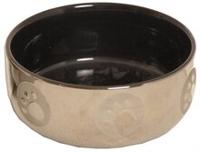 Boon Eetbak royal zilver/zwart 13cm - thumbnail