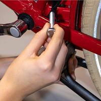 FISCHER FAHRRAD 50176:FISCHER Fietsenrek Aluminium Zwart - thumbnail
