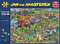 Jumbo Jan van haasteren legpuzzel - food truck festivals, 1500st. - thumbnail