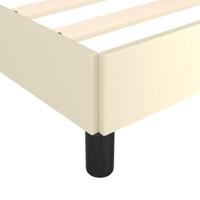 Bedframe zonder matras 120x190 cm kunstleer crème - thumbnail