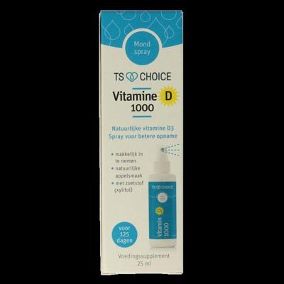 TS Choice Vitaminespray vitamine D 1000 25 Milliliter