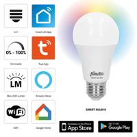 Alecto smart-bulb10 smart led-kleurenlamp met wi-fi - smart-bulb10 - thumbnail