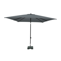 Madison Parasol Corsica Push-up Rechthoek 200x250cm - Grijs - thumbnail
