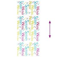 Doucherolgordijn 100x240 cm stofbreedte 96 cm - thumbnail