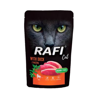 RAFI Cat Adult with duck - nat kattenvoer - 100g