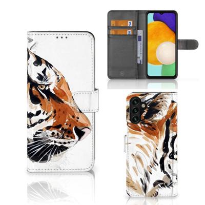 Hoesje Samsung Galaxy A04s | Samsung Galaxy A13 5G Watercolor Tiger Hoesje Samsung Galaxy A04s | Samsung Galaxy A13 5G Watercolor Tiger