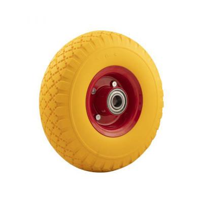ANTI-LEK Wiel 300x4 PU RODE VELG ANTI-LEK Wiel 300x4 PU RODE VELG