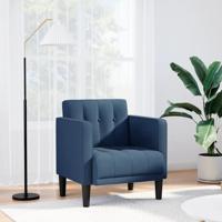 Fauteuil met armleuningen Blauw 53 cm Stof - thumbnail