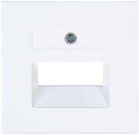 Kopp HK07 PURE mat wit afdekplaat UTP dubbel - 4624060 - thumbnail