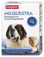 Beaphar Milquestra Ontwormingsmiddel hond (5-75 kg) 8 tabletten - thumbnail
