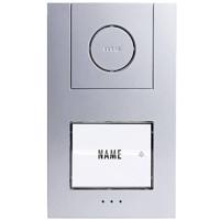 m-e modern-electronics Vistus AD ALU 4010 S Vistus Complete set voor Deurintercom Kabelgebonden Eengezinswoning Zilver - thumbnail