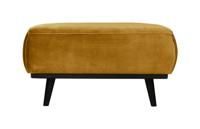 WOOOD Hocker 'Statement' Velvet, kleur Honing Geel - thumbnail