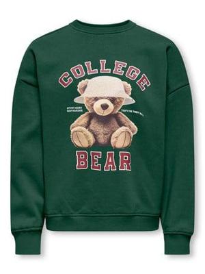 Kids ONLY winter sweater meisjes - groen - KogBila - oversize fit