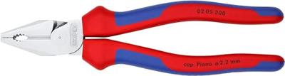 Knipex Kracht-Kombitang verchroomd met meer-componentengrepen 200 mm - 0205200