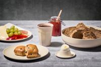 Bamboe Bord Wit Large - thumbnail