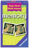 Ravensburger Spel Memory Jonge Dieren Pocket - thumbnail