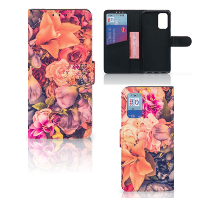 Samsung Galaxy A32 4G Hoesje Bosje Bloemen | Portemonnee hoesje
