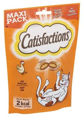 Catisfactions met kip kattensnack maxi pack 180 g