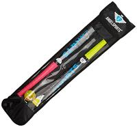 Engelhart Hockeyset met bal in zak geel roze - thumbnail