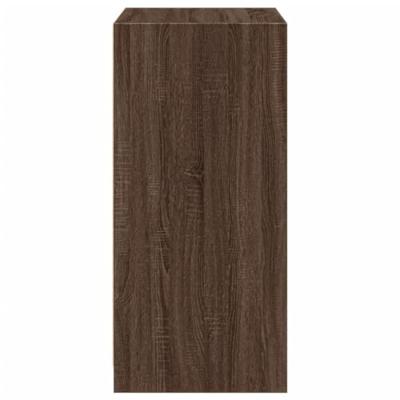 Kledingkast 48x41x102 cm bewerkt hout bruin eikenkleurig Kledingkast 48x41x102 cm bewerkt hout bruin eikenkleurig