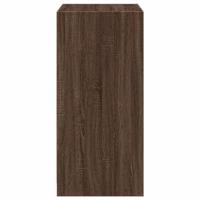 Kledingkast 48x41x102 cm bewerkt hout bruin eikenkleurig - thumbnail