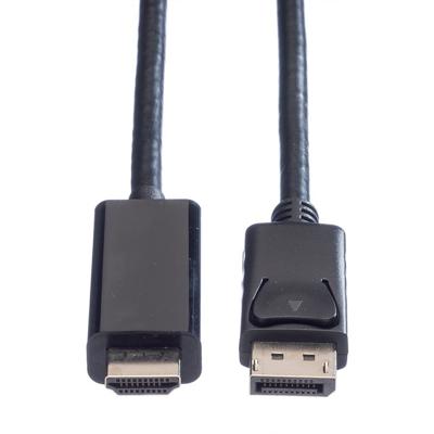 VALUE DisplayPort Kabel DP - UHDTV, M/M, zwart, 7,5 m