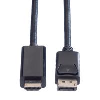 VALUE DisplayPort Kabel DP - UHDTV, M/M, zwart, 7,5 m - thumbnail