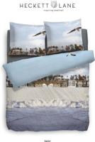 Heckett & Lane HNL Refined Satin Dekbedovertrek Sailor Blauw 140x200/220 - thumbnail